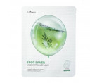 Марлевая маска с экстрактом полыни IsNtree Spot Saver Mugwort Gauze Mask
